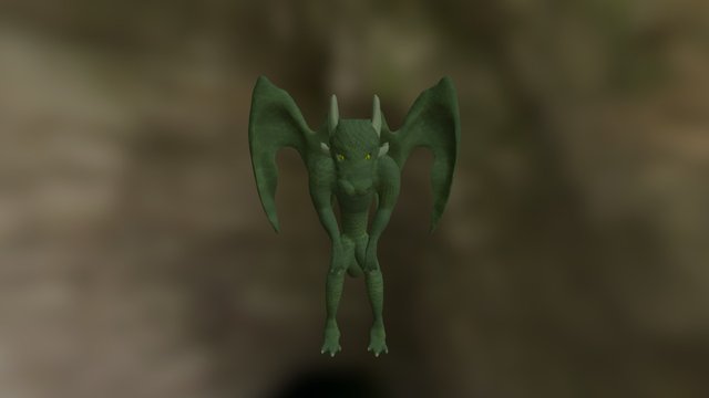 Green Dragon 3D Model