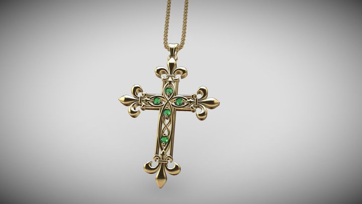 CH StettmeirCrossUpdtd 3D Model