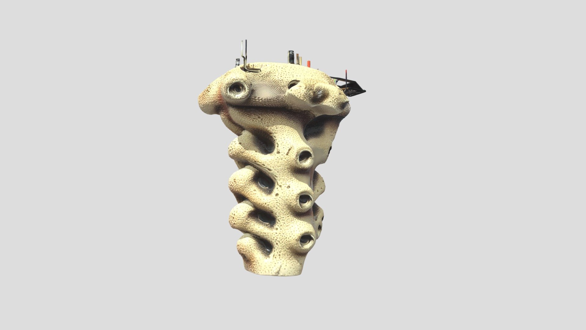 Biomorphic+sink+trap+3d+model (1) — Sketchfab embed 3D viewer