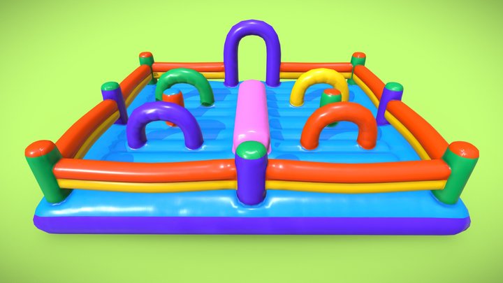 Inflatable For Kids Large Size 3D Model