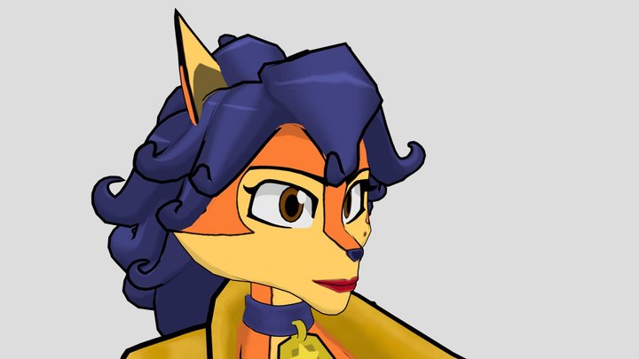 Carmelita Fox (fanart) 3D Model