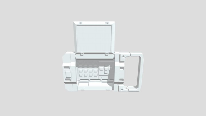 E-TOOL RED FAN 3D MODEL 3D Model