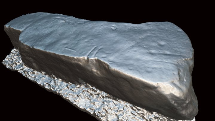 Pierre à Cupules de la Bancalié (Tarn, France) 3D Model