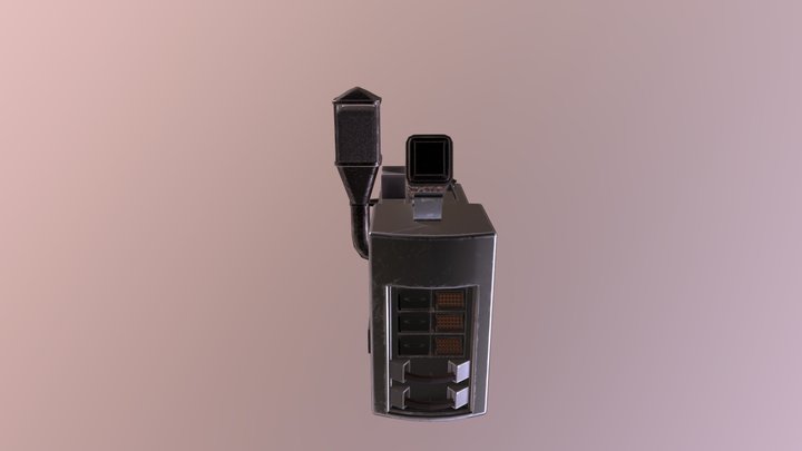 Turret Genie 3D Model