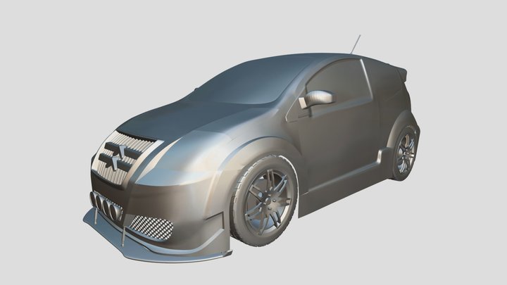 Citroen C2 Rally 3D Model