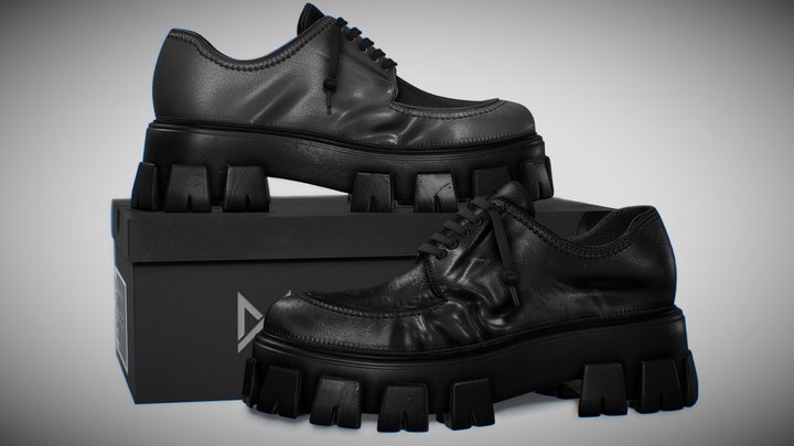 CUSTOM Shoes - Gameready asset 3D Model