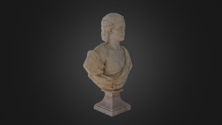 2 Faces Bust - Woman 3D Model