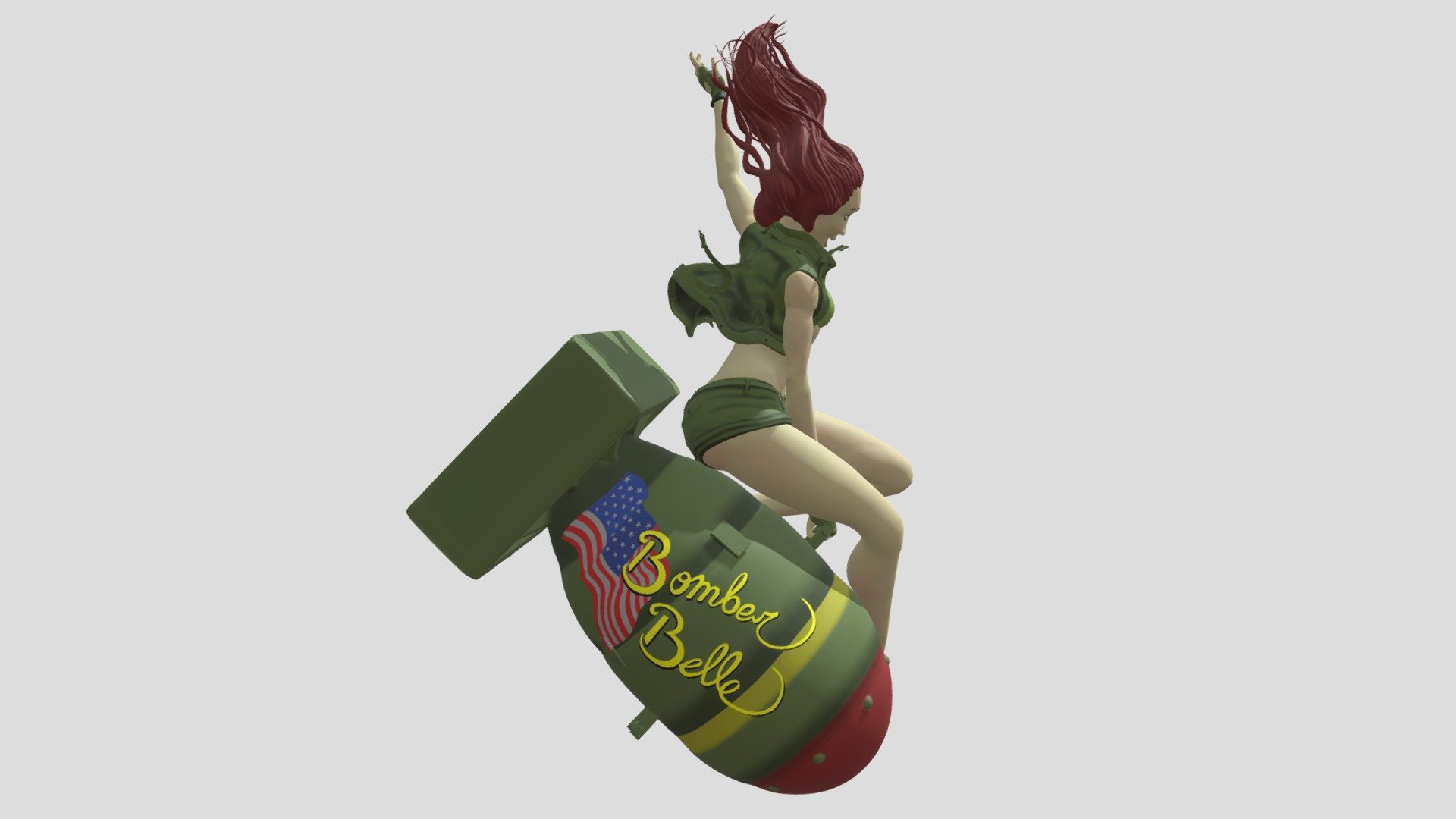 Bomber Belle ZBrush Sculpt