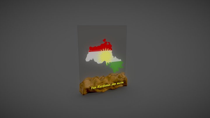 kurdistan lamp 3D Model
