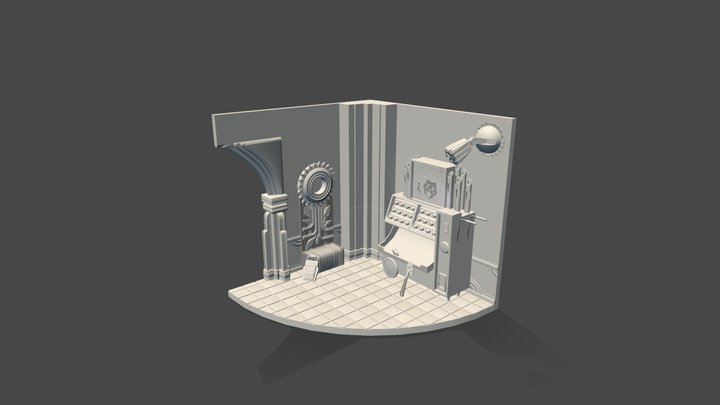Bioshock Fan Art 3D Model