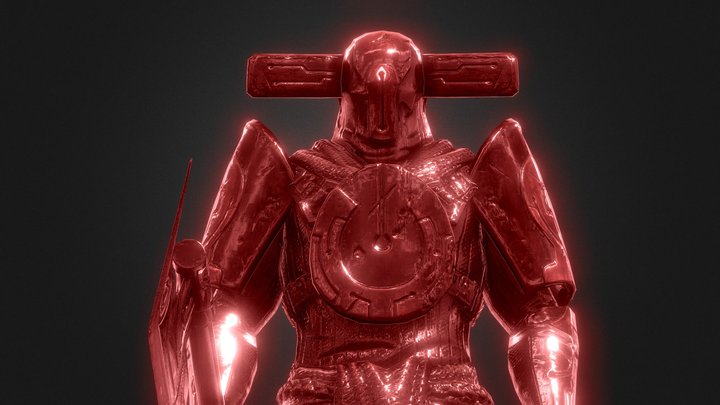 The Knight (Rig in desc) 3D Model