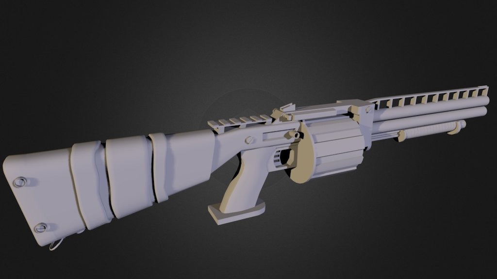 Double Barrel Doom - Download Free 3D model by Cameron Pink ...