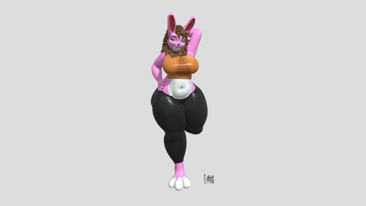 Julia the bunny v2.0 3D Model