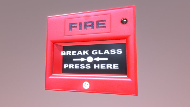 Fire Alarm 3D Model