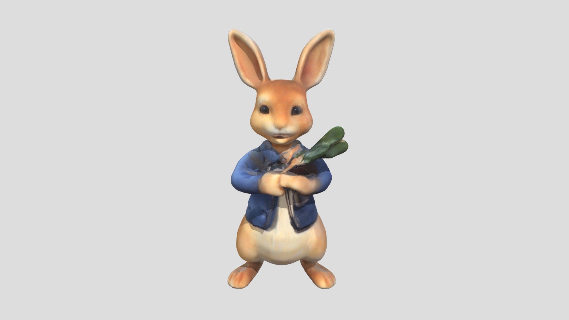 Peter rabbit - Download Free 3D model by Ironside73 (@Ironside73
