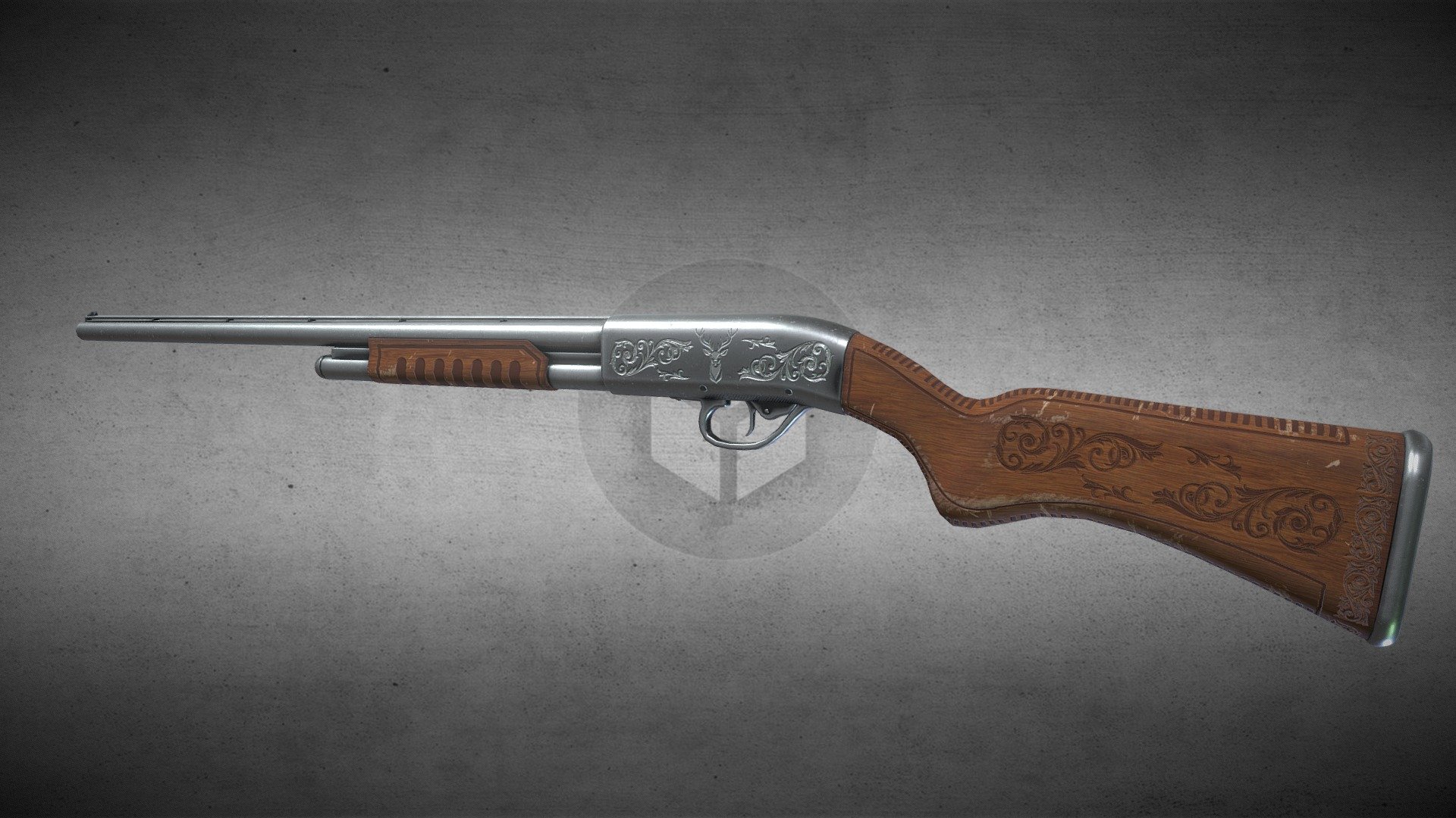 Remington Model 31 Shotgun - 3D model by WebDev Wdc (@Webskitters3D ...