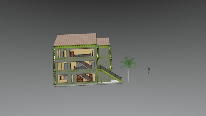 Man-Tree-House 3D Model