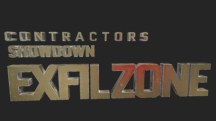Contractors showdown EXFIL ZONE logo 2 – Modello 3D gratuito STL