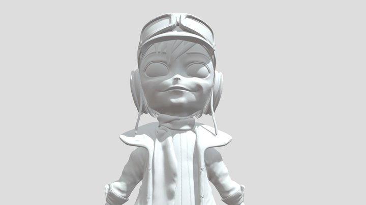 Pilot Mesh 3D Model