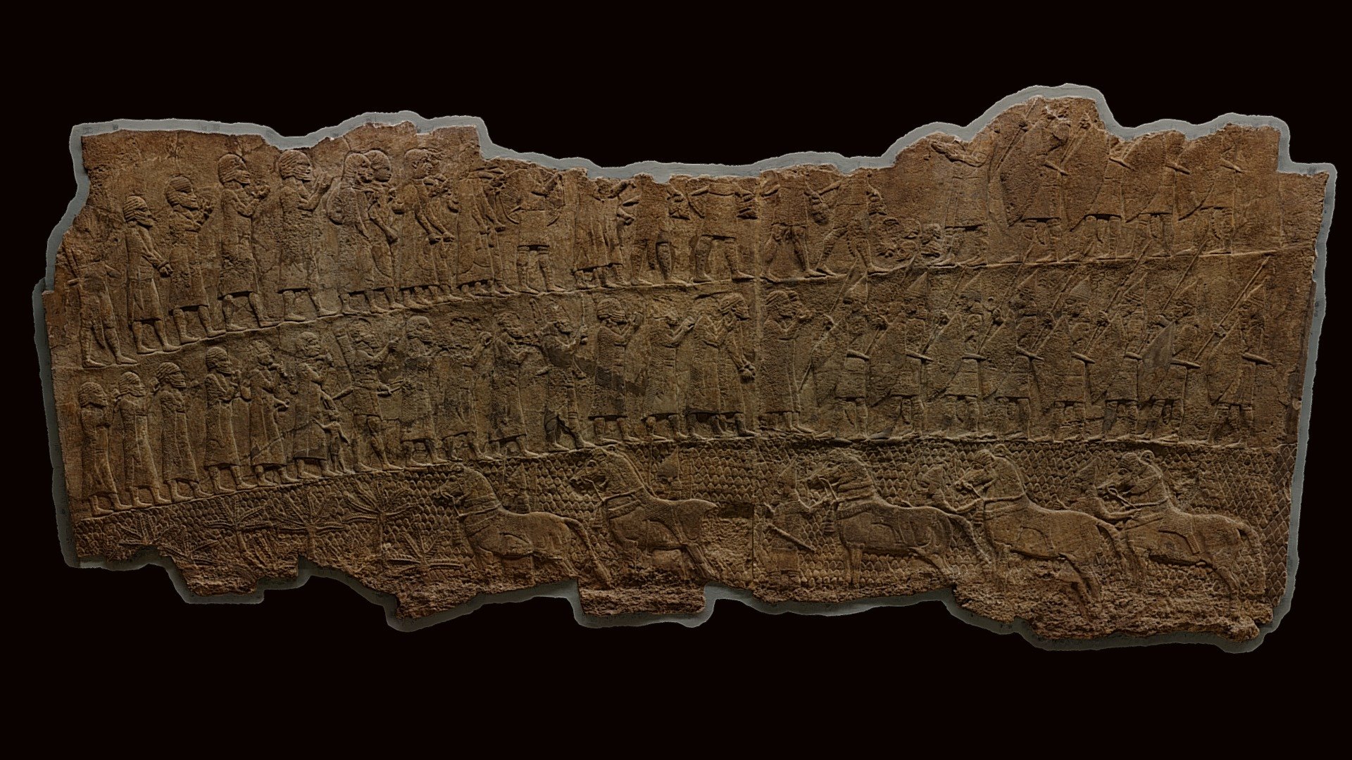 Panel 8, room XXXII, Nineveh palace