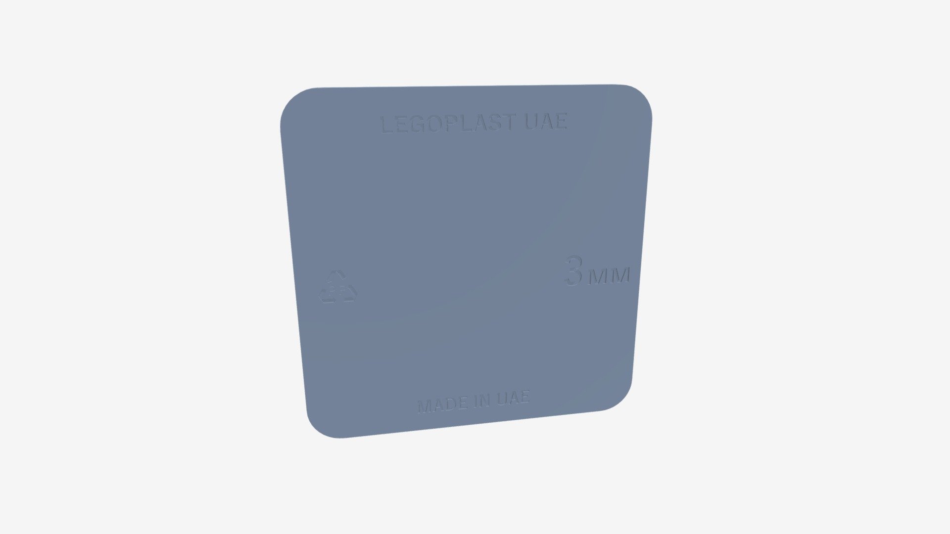 SH3 – 3 mm Leveling Shim Pad — Sketchfab embed 3D viewer