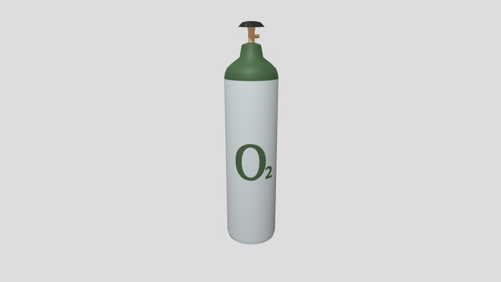 Oxygen Tank 3D Model