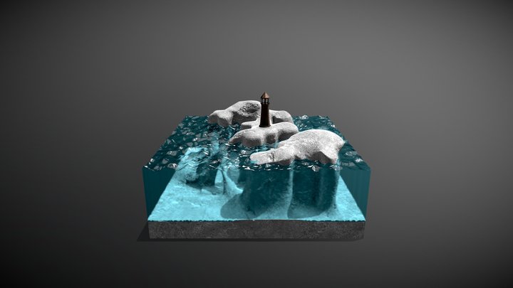beton_island 3D Model