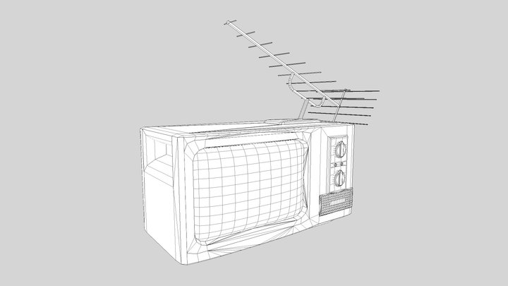 weird tv (draft) 3D Model