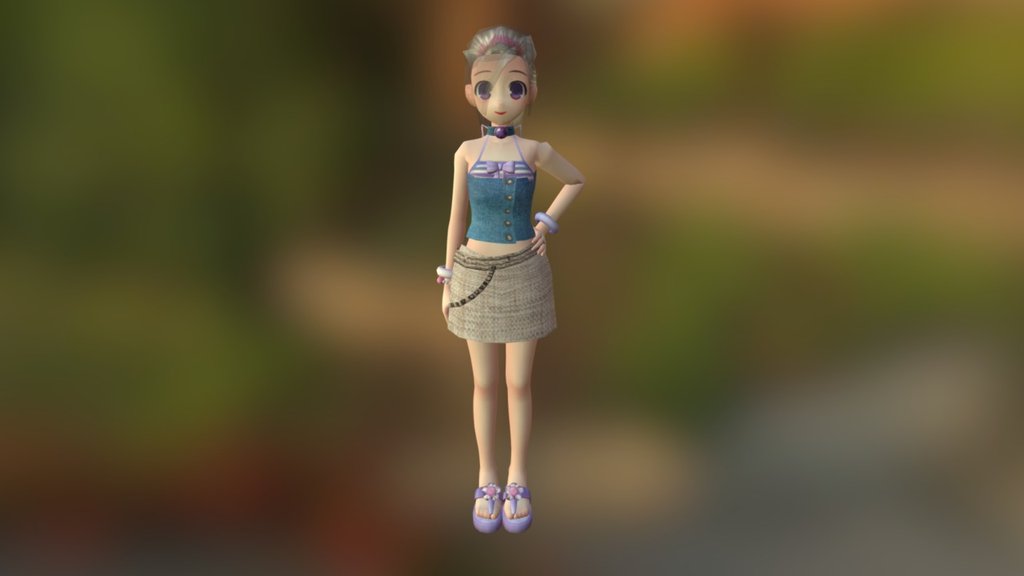 dance girl - 3D model by westpig2 [af1c873] - Sketchfab