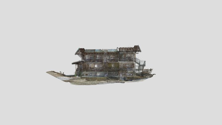 Rifugio Alpino L'Ermitage, Chamois 3D Model