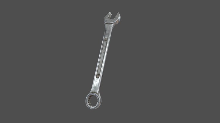 open end wrench 3D Model