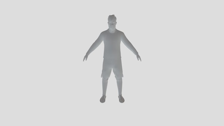 Black T-Shart 3D Model