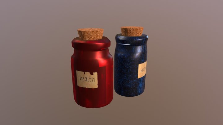 Bottles 3D Model