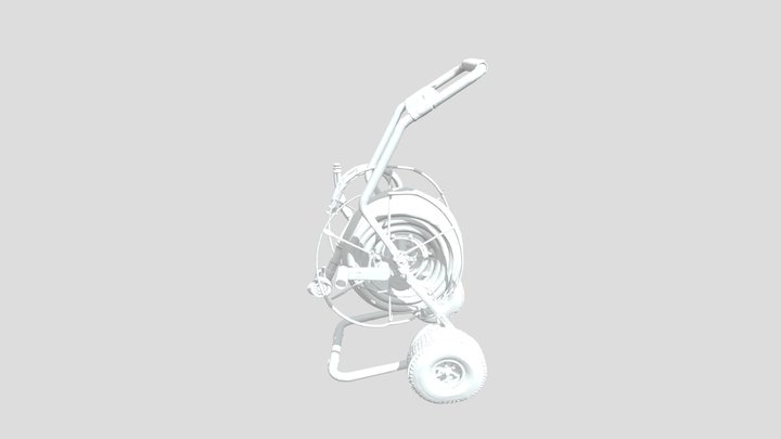 Garden Hose Cart 3D Model