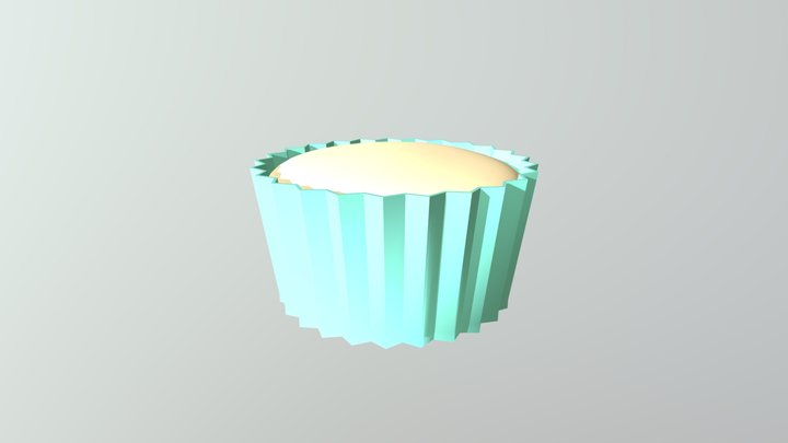 Cup Cake 3D Model