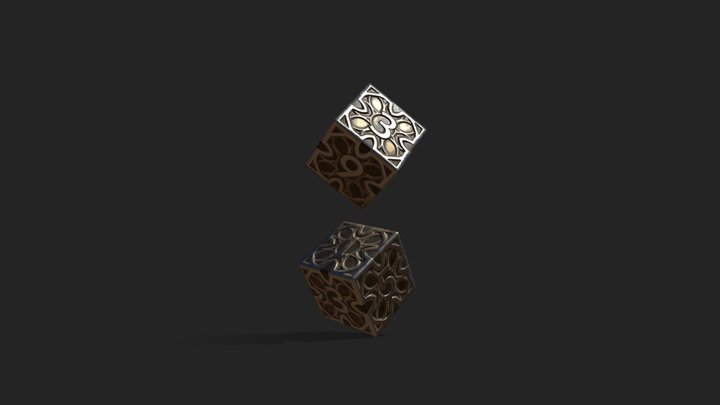 Dices lowpoly 3D Model
