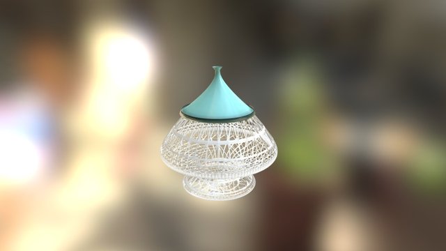P1-C - Lamp Baked 3D Model