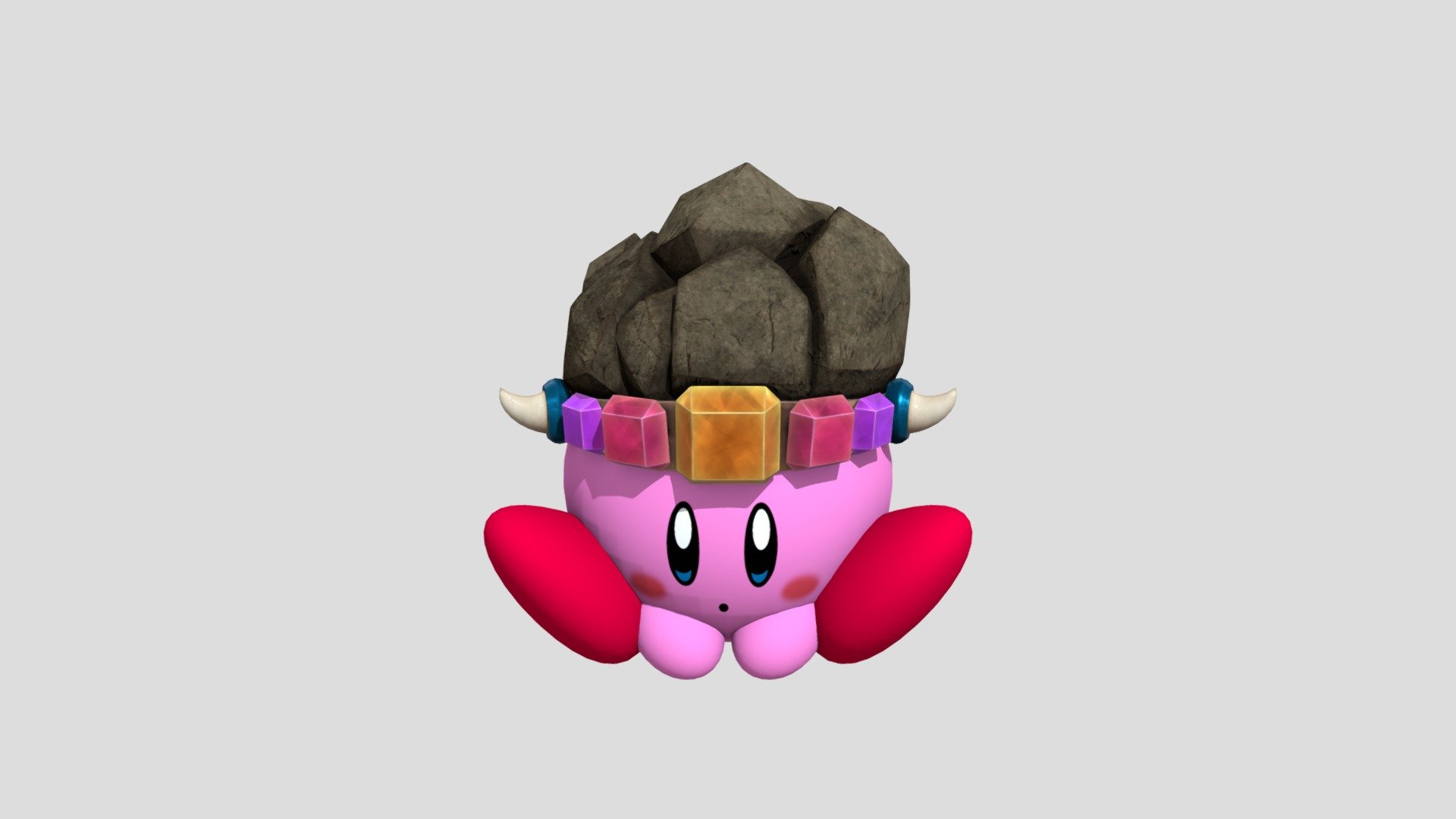 Stone Kirby - 3D model by Alvaro Franco (@alfrar) [af1efc2] - Sketchfab