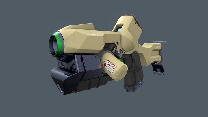 Plasma Pistol 3D Model
