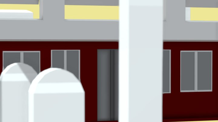 Gas Station 3D Model