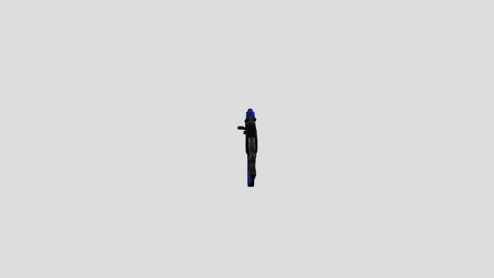 AK-47 - MetaGaming (Blue) 3D Model