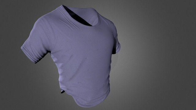Shirt Low V4 3D Model