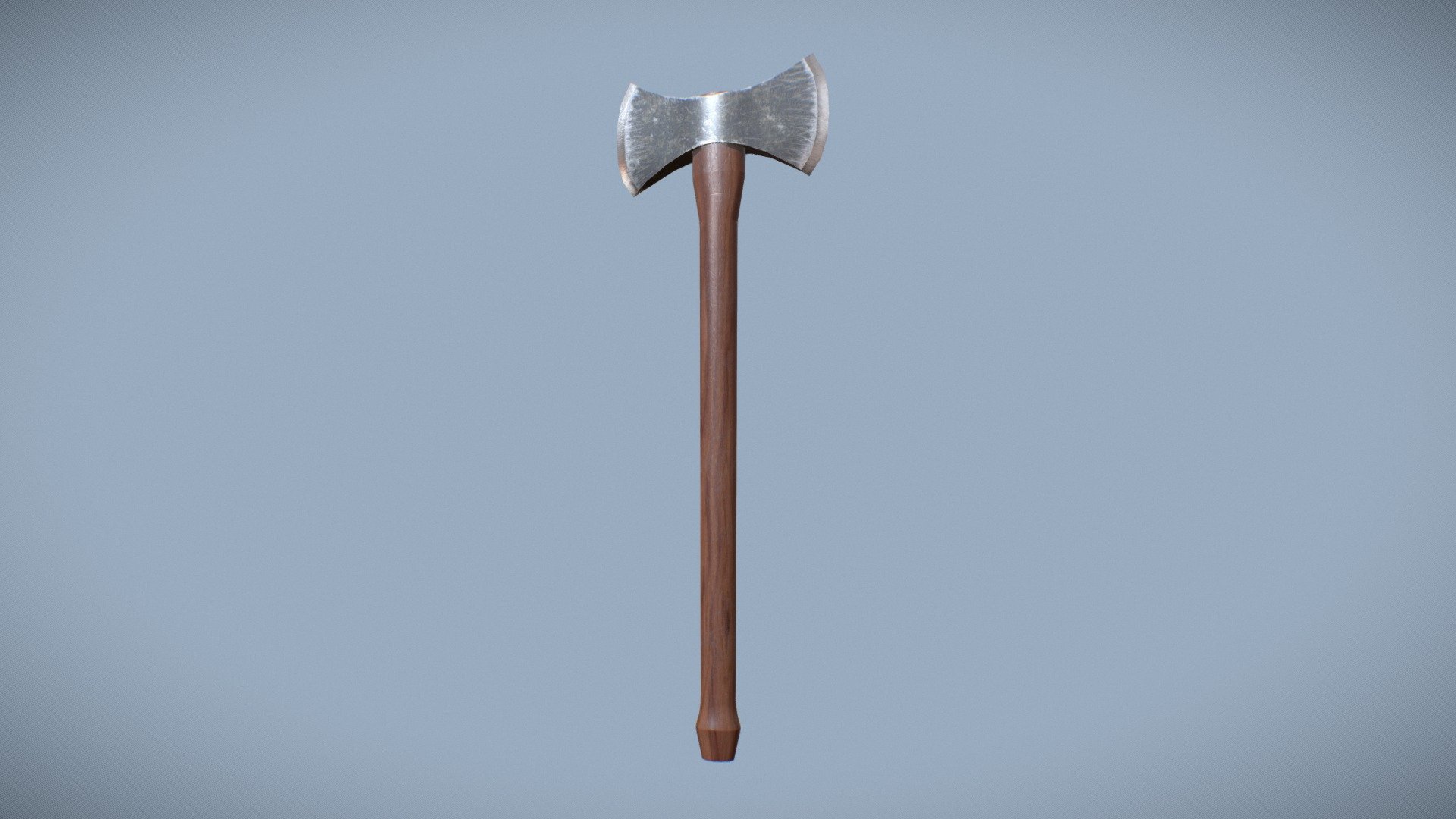 Low-poly garden axe - 3D model by IgorLethe [af217c7] - Sketchfab