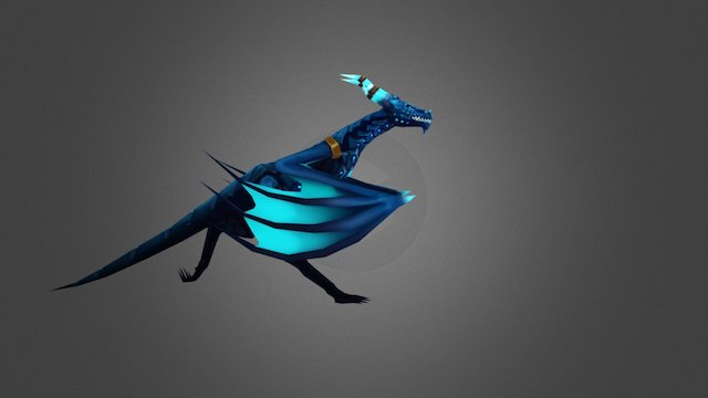 Dragon_Anim_Run 3D Model