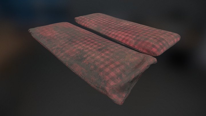 Dirty Mattresses (2 in 1) 3D Model
