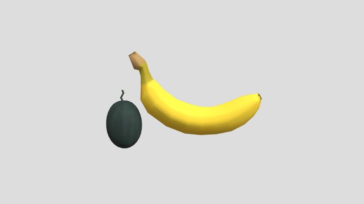 Fruit Banana And Melon