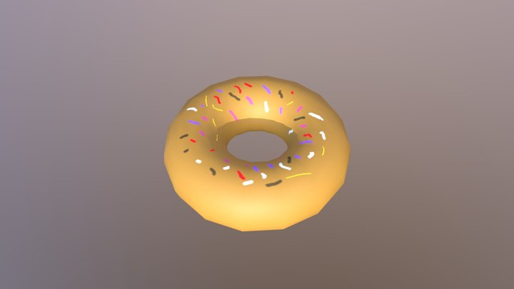 Donut 3D Model