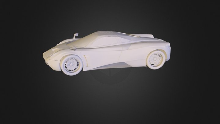 Pagani Sketchfab 3D Model
