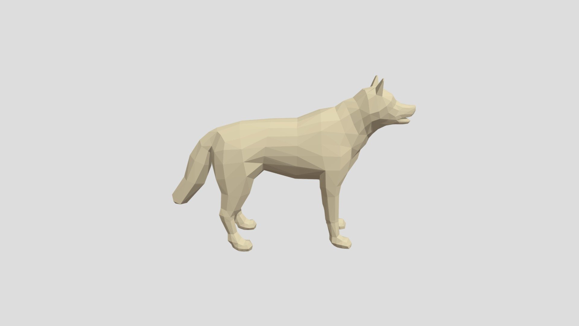 Wolf from Poly by Google