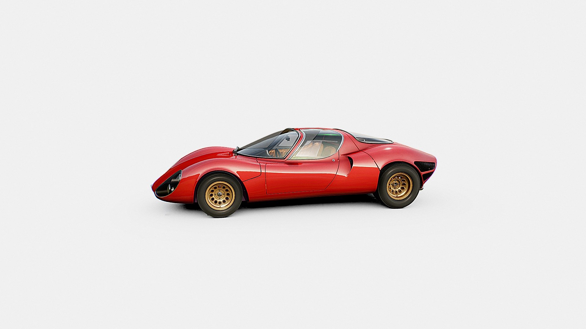 Alfa Romeo 33 Stradale 1967 | www.vecarz.com — Sketchfab embed 3D viewer
